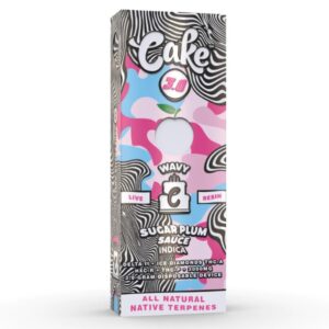 Cake Wavy Live Resin Disposable Vape Pen 3 Grams with a potent blend of D11, THCA, HXCR, & THCP - Sugar Plum Sauce (Indica) Strain