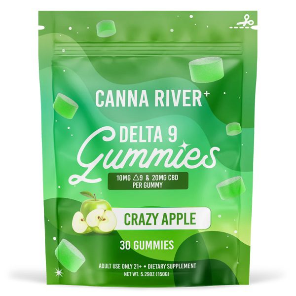 Canna River Delta 9 Gummies 900mg - Crazy Apple