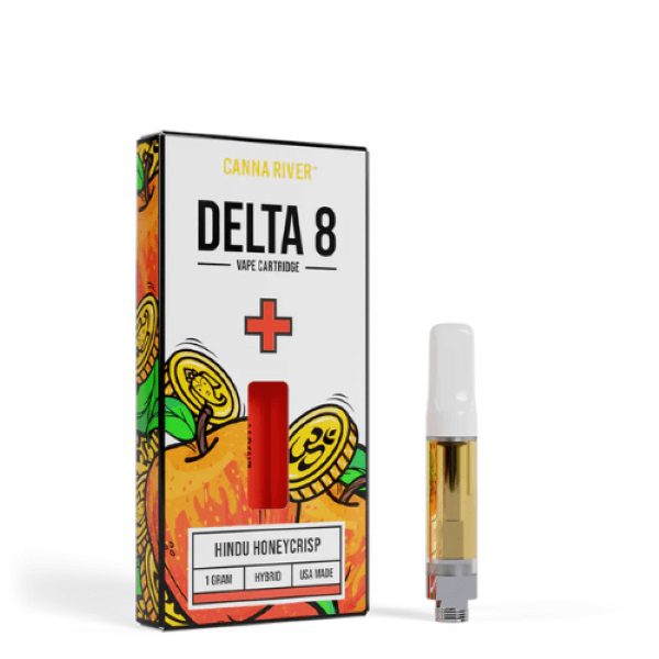 Canna River Delta 8 Vape Cartridge 1G - Hindu Honeycrisp (Hybrid)