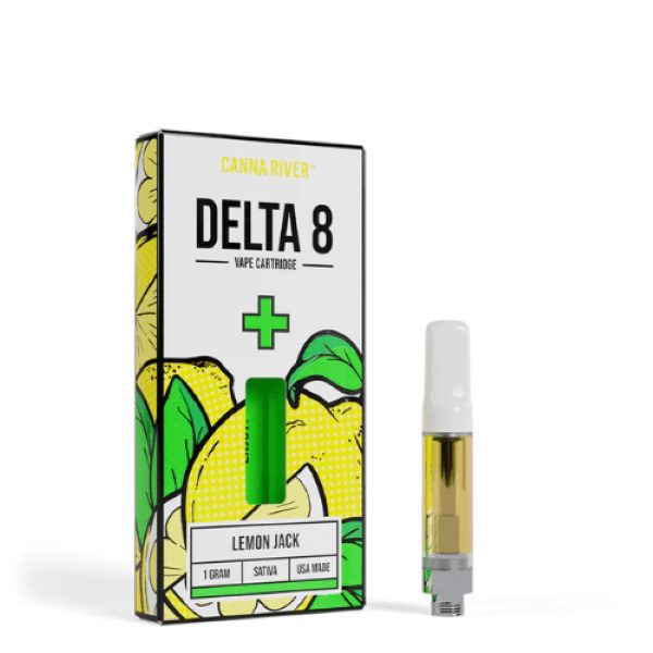 Canna River Delta 8 Vape Cartridge 1G - Lemon Jack (Sativa)