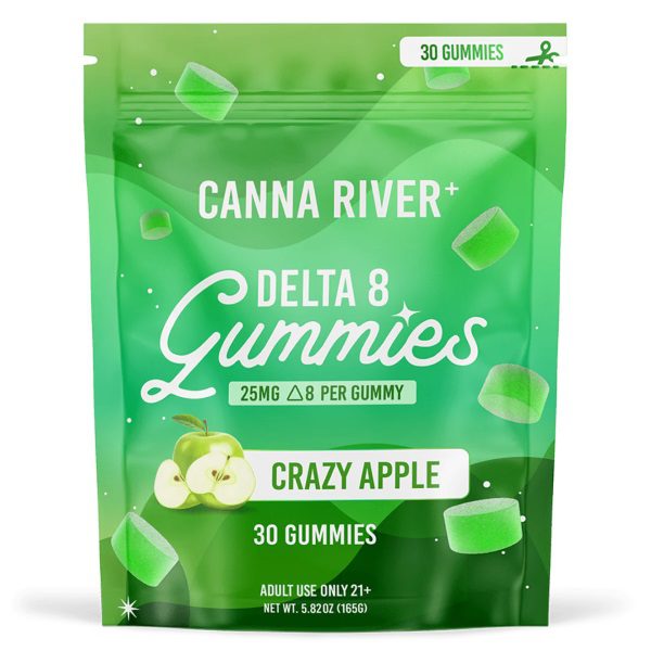 Canna River Delta 8 Gummies 750mg - Crazy Apple