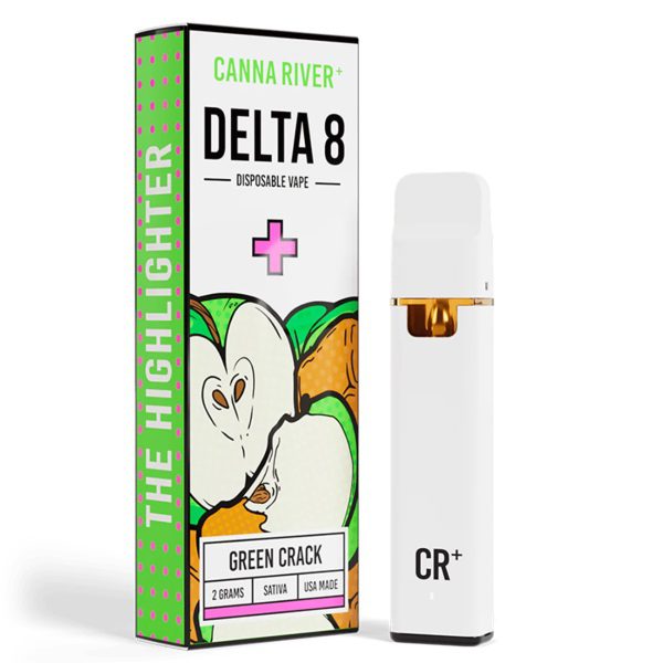 Canna River Highlighter Delta 8 Disposable 2G - Green Crack (Sativa)