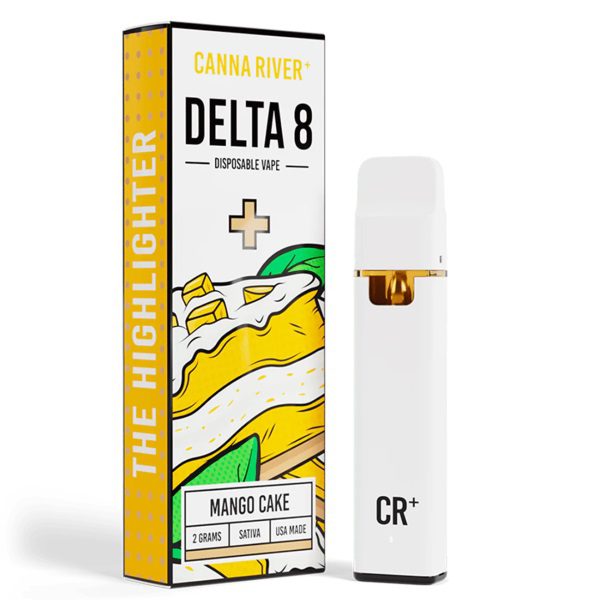 Canna River Highlighter Delta 8 Disposable 2G - Mango Cake (Sativa)