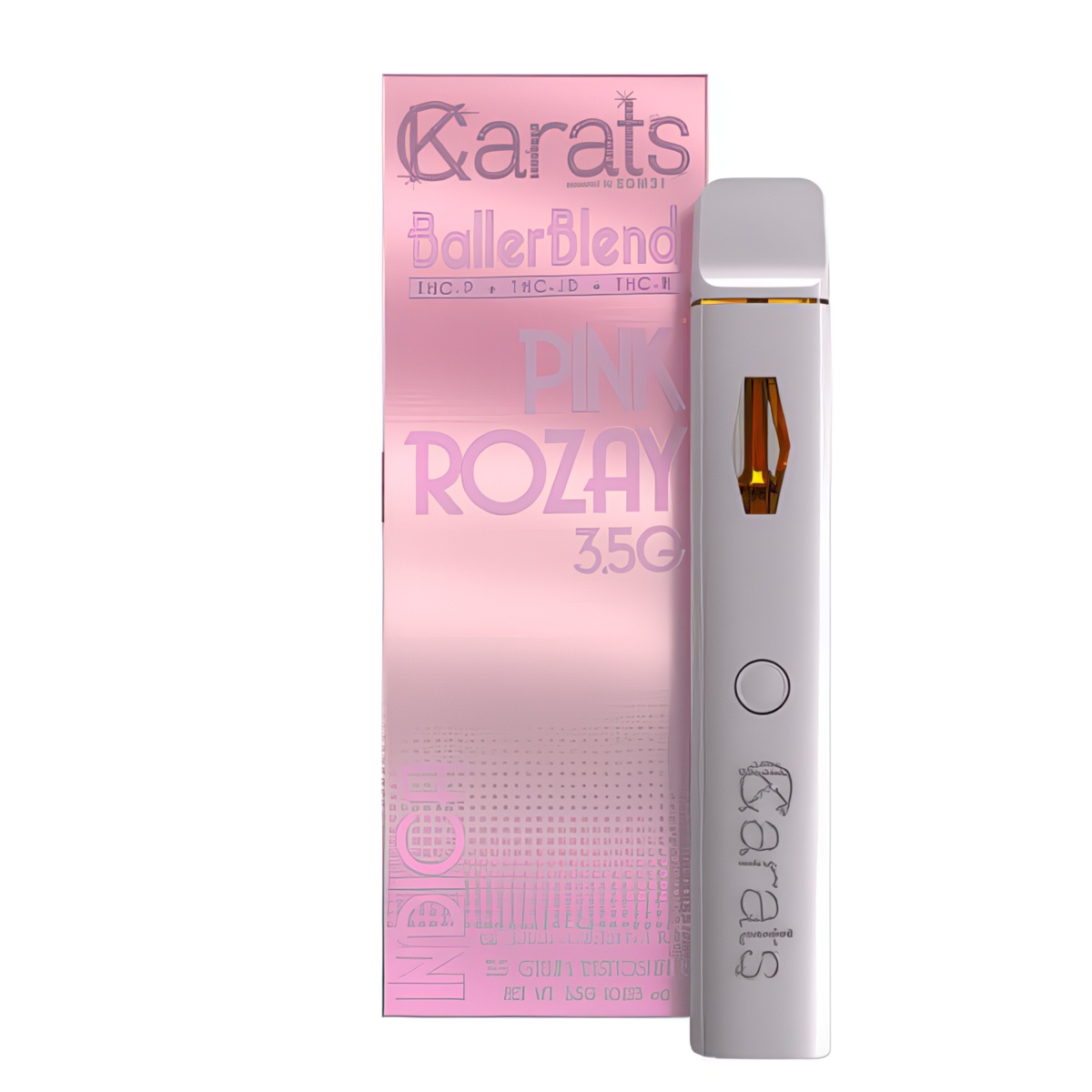 Carats Baller Blend Disposables 3.5G - Pink Rozay (Indica)