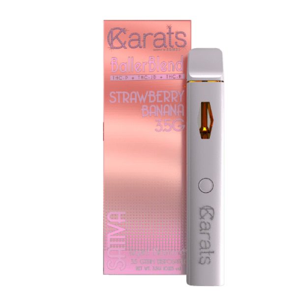 Carats Baller Blend Disposables 3.5G - Strawberry Banana (Sativa)