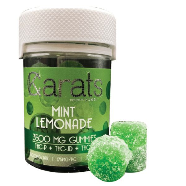 Carats Baller Blend Gummies 3500mg - Mint Lemonade