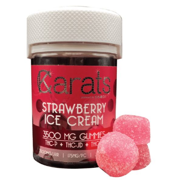 Carats Baller Blend Gummies 3500mg - Strawberry Ice Cream