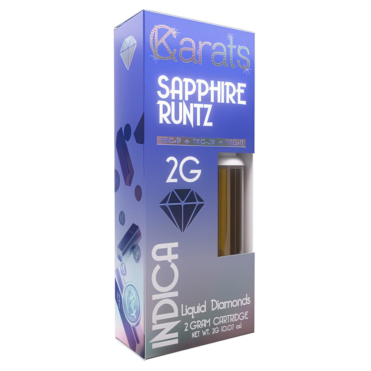 Carats Liquid Diamonds Cartridge 2G - Sapphire Runtz (Indica)