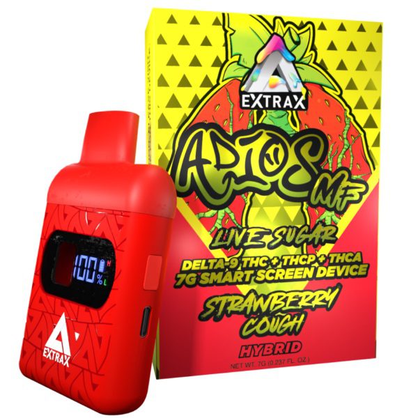 Delta Extrax Adios MF Disposable 7 Grams - Strawberry Cough (Hybrid)