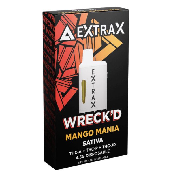 Delta Extrax Wreck'd Blend Disposable vape pens 4.5G - Mango Mania (Sativa)