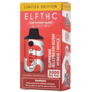 ELF THC High Potency Blend Disposable 3G - Supreme Jellybean Kush (Hybrid/Indica)
