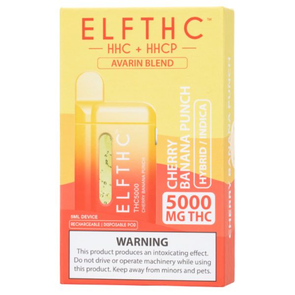 ELF THC Avarian Blend Disposable 5G - Cherry Banana Punch (Hybrid)