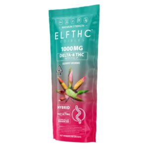 ELF THC D8 THC-P Gummies 1000mg - Gummy Worms