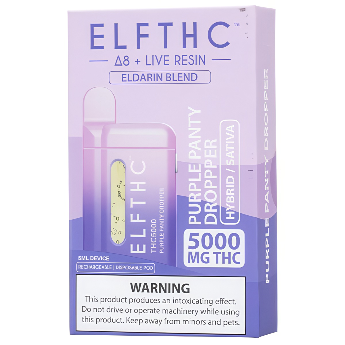 ELF THC Eldarin Blend Disposable 5 Grams - Purple Panty Dropper (Hybrid)