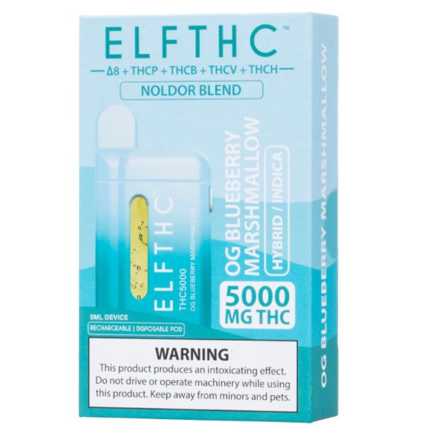 ELF THC Noldor Blend Disposable 5G - OG Blueberry Marshmallow (Hybrid)