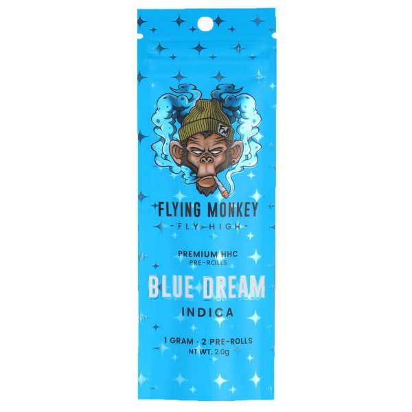 Flying Monkey HHC Pre Roll 2pk | 2G - Blue Dream (Indica)
