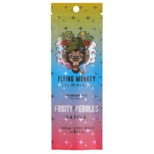 Flying Monkey HHC Pre Roll 2pk | 2G - Fruity Pebbles (Sativa)