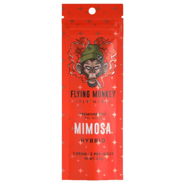 Flying Monkey HHC Pre Roll 2pk | 2G - Mimosa (Hybrid)