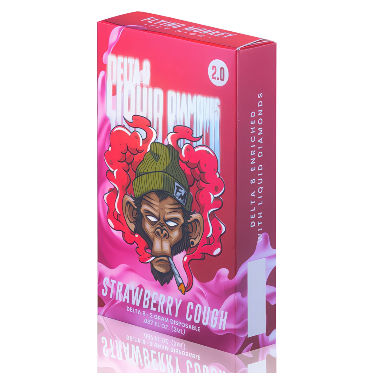 Flying Monkey Liquid Diamonds Disposable 2.0 | 2G - Strawberry Cough (Indica)
