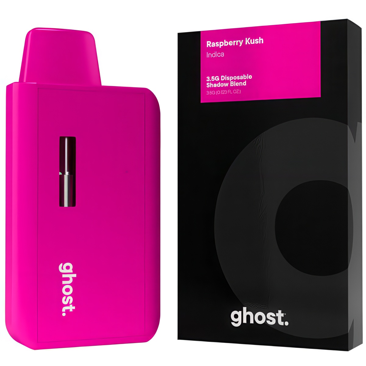 Ghost Shadow Blend Disposable 3.5G 2.0 - Raspberry Kush (Indica)