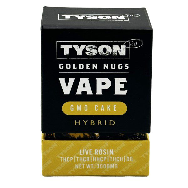 Tyson 2.0 Disposables 3G - GMO Cake (Live Rosin, Hybrid)