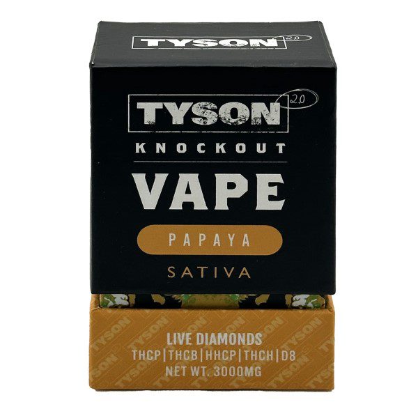 Tyson 2.0 Disposables 3G - Papaya (Live Diamonds, Sativa)