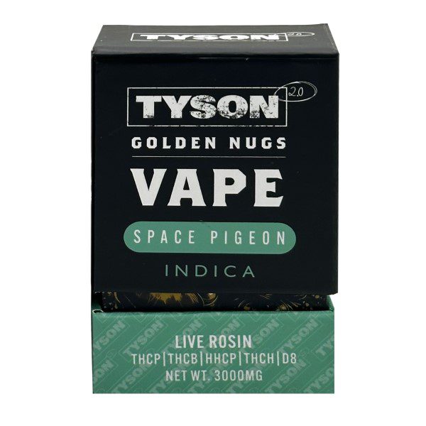 Tyson 2.0 Disposables 3G - Space Pigeon (Live Rosin, Indica)
