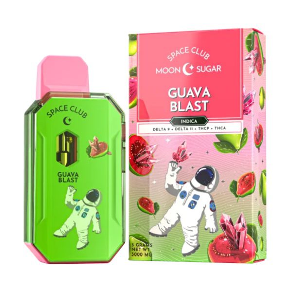 Space Club Moon Sugar Disposable 3G - Guava Blast (Indica)
