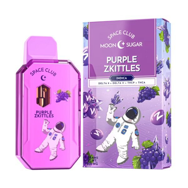 Space Club Moon Sugar Disposable 3G - Purple Zkittles (Indica)