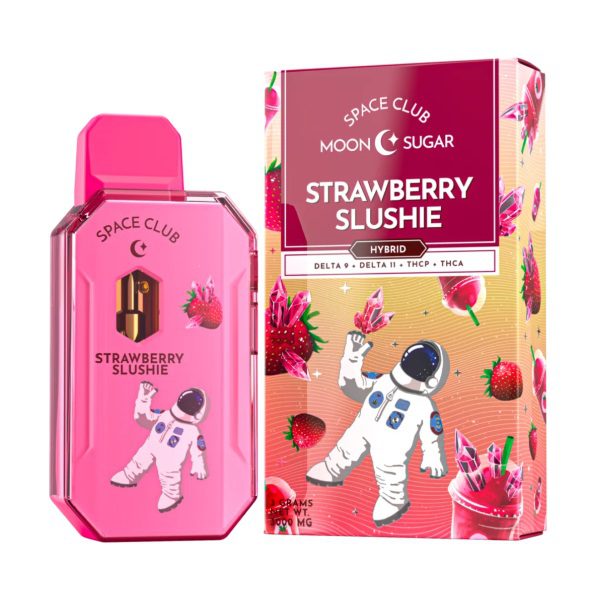 Space Club Moon Sugar Disposable 3G - Strawberry Slushie (Hybrid)