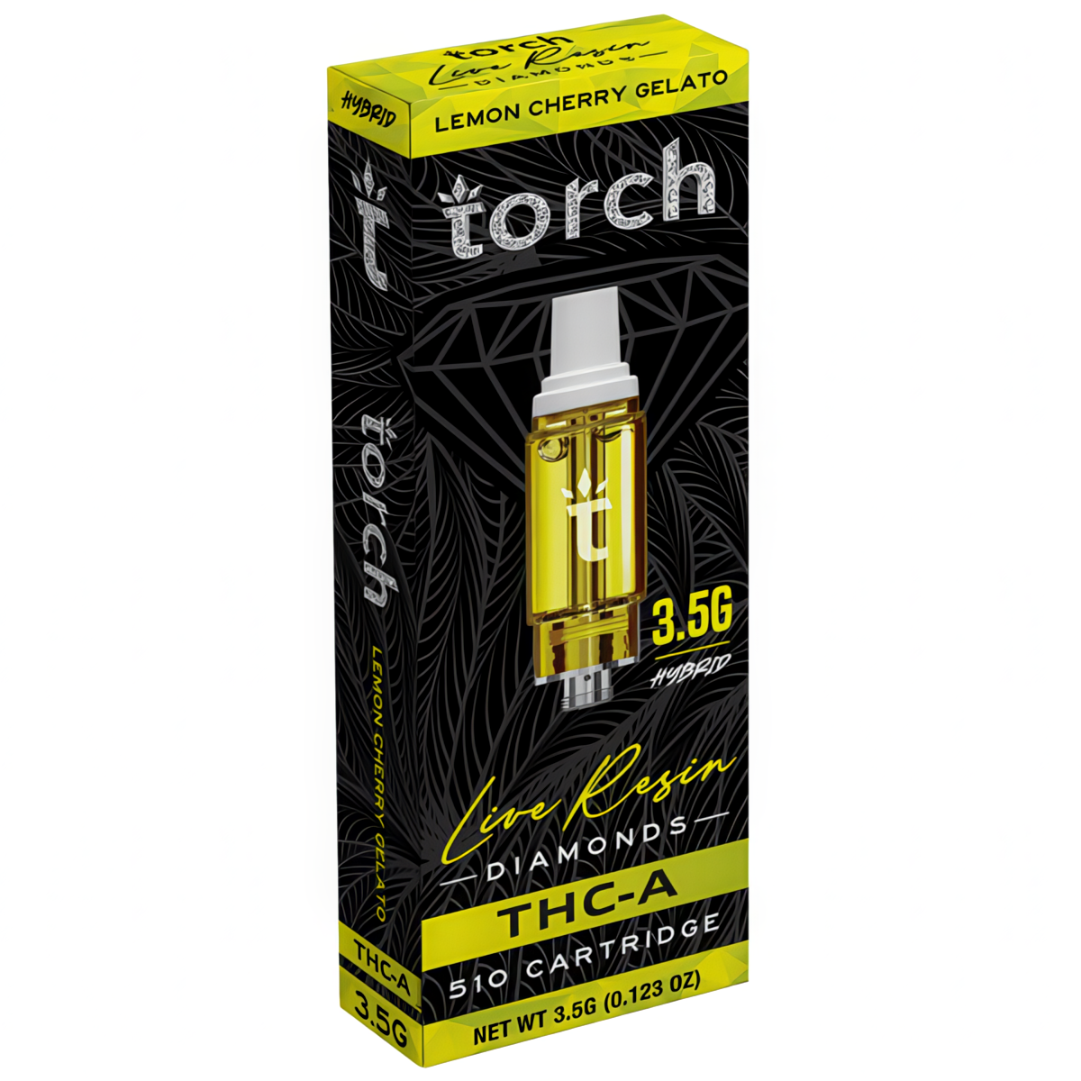 Torch Live Resin Diamonds Cartridge 3.5G - Lemon Cherry Gelato (Hybrid)