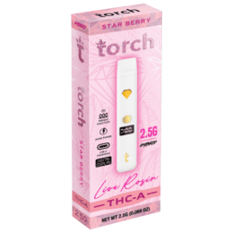Torch Live Rosin THC-A Disposable 2.5G - Star Berry (Hybrid)