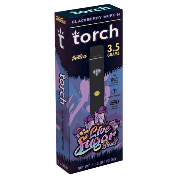Torch Live Sugar Blend Disposable 3.5G - Blackberry Muffin (Indica)