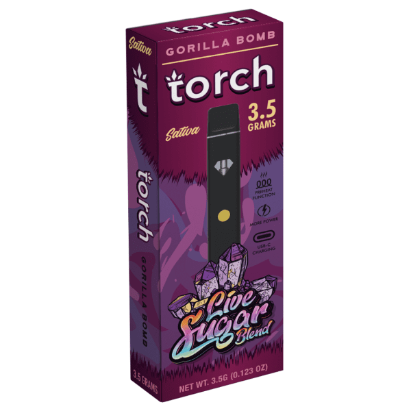 Torch Live Sugar Blend Disposable 3.5G - Gorilla Bomb (Sativa)