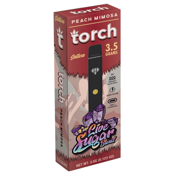Torch Live Sugar Blend Disposable 3.5G - Peach Mimosa (Sativa)