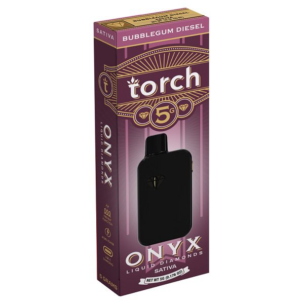 Torch Onyx Liquid Diamonds Disposable 5G - Bubblegum Diesel (Sativa)