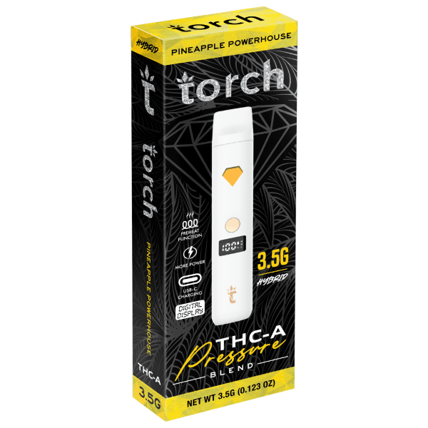 Torch Pressure THC-A Disposable 3.5G - Pineapple Powerhouse (Hybrid)