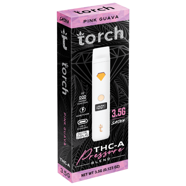 Torch Pressure THC-A Disposable 3.5G - Pink Guava (Sativa)