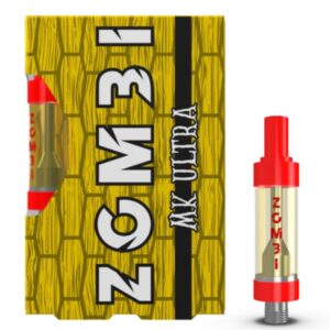 Zombi Live Badder 2G cartridge infused with live badder D8 - Mk Ultra (Indica) Strain
