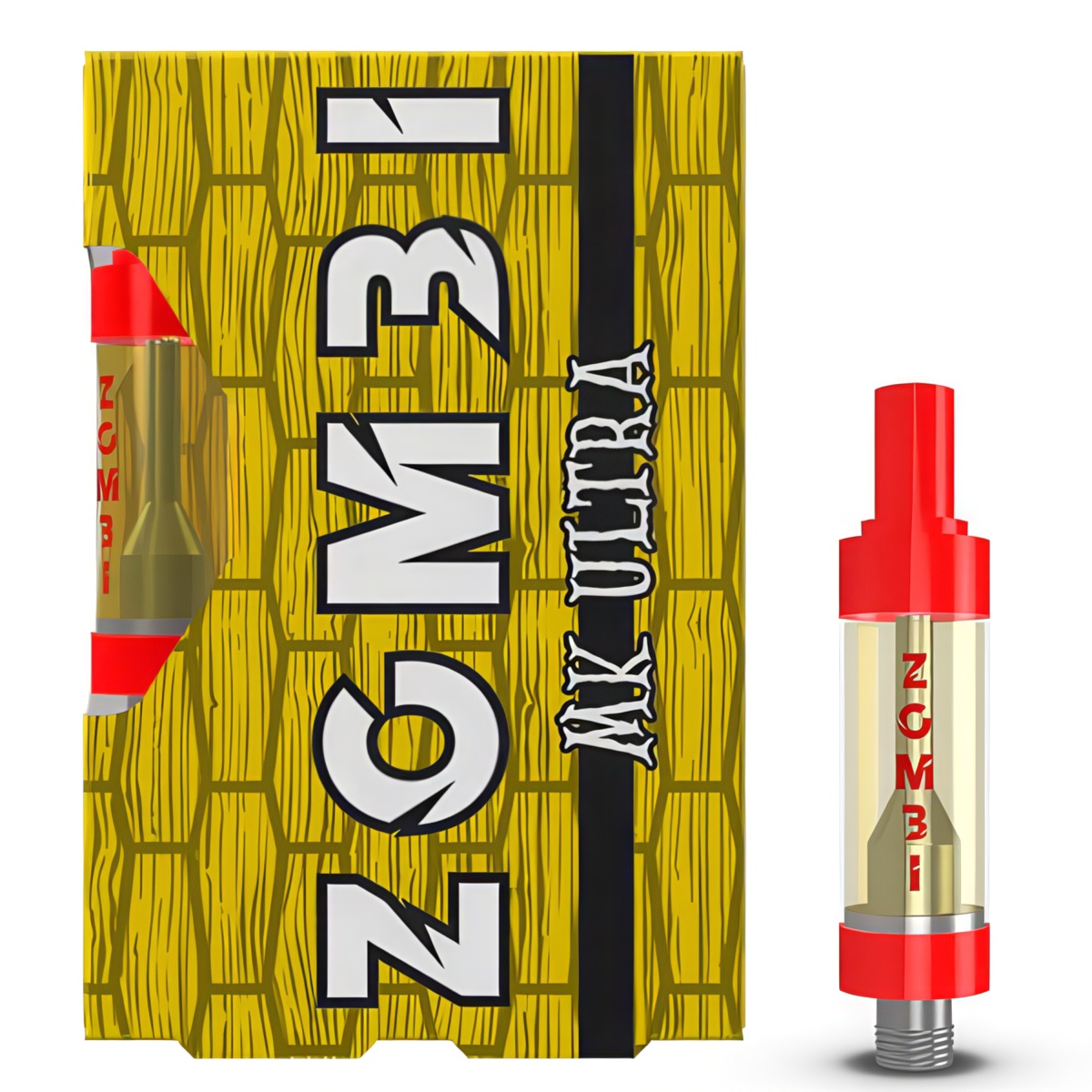 Zombi Live Badder 2G cartridge infused with live badder D8 - Mk Ultra (Indica) Strain