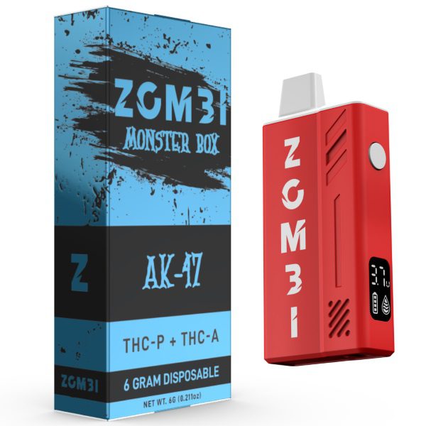 Zombi Monster Box Disposable 6G - AK-47 (Hybrid) Strain