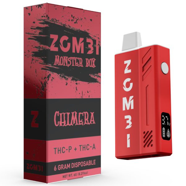 Zombi Monster Box Disposable Vape 6G - Chimera (Hybrid) Strain