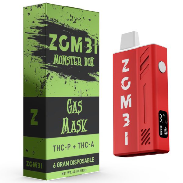 Zombi Monster Box Disposable Pen 6G - Gas Mask (Indica) Strain