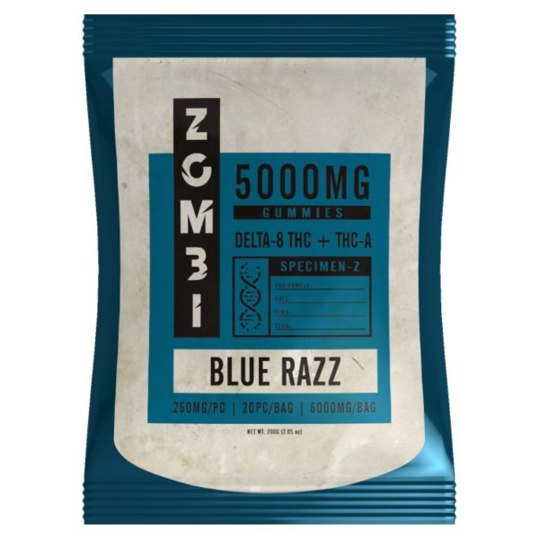 Zombi Specimen-Z Gummies 5000mg - Blue Razz