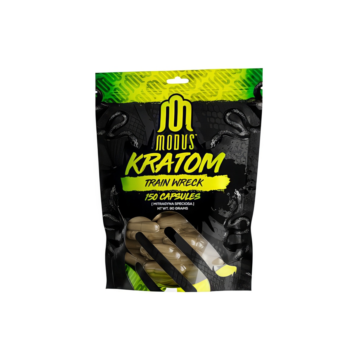 Modus Kratom Capsules 150 Count - Train Wreck