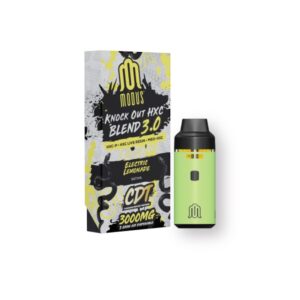 Modus Knockout Blend HXC Live Resin Disposables 3000mg - Electric Lemonade