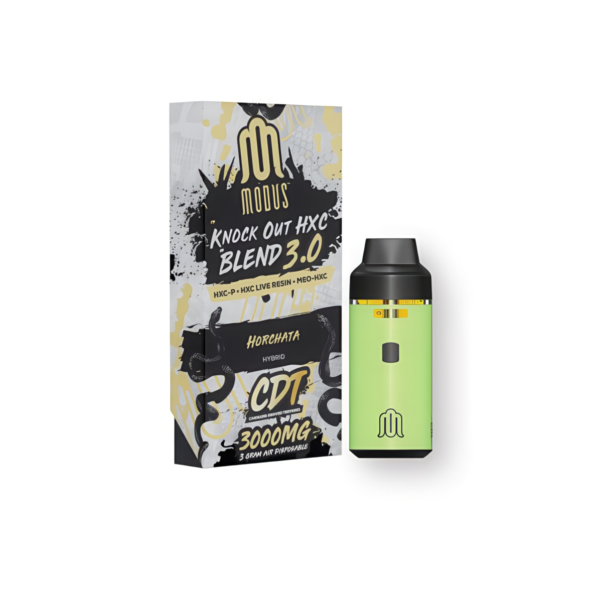 Modus Knockout Blend HXC Live Resin Disposables 3000mg - Horchata