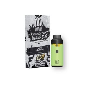 Modus Knockout Blend HXC Live Resin Disposables 3000mg - White Gushers