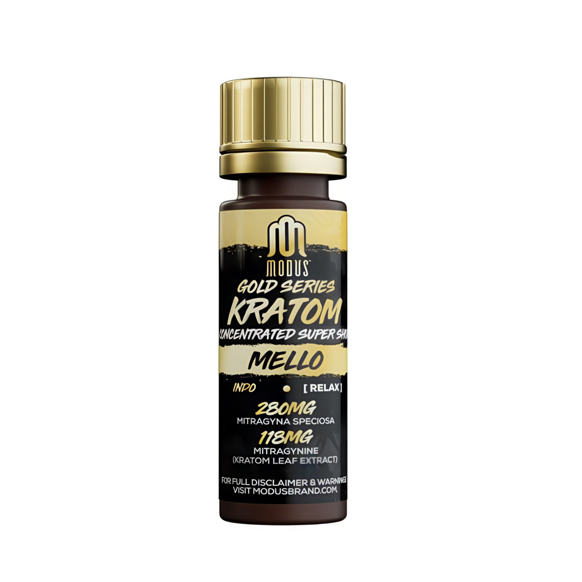 Modus Kratom Gold Series Super Shot - Mello/Indo