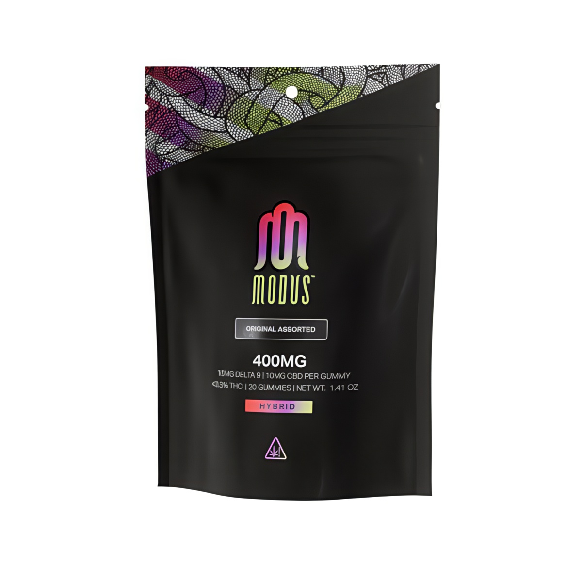 Modus Delta-9 and CBD 1:1 Gummy 400mg - Original Assorted Flavor